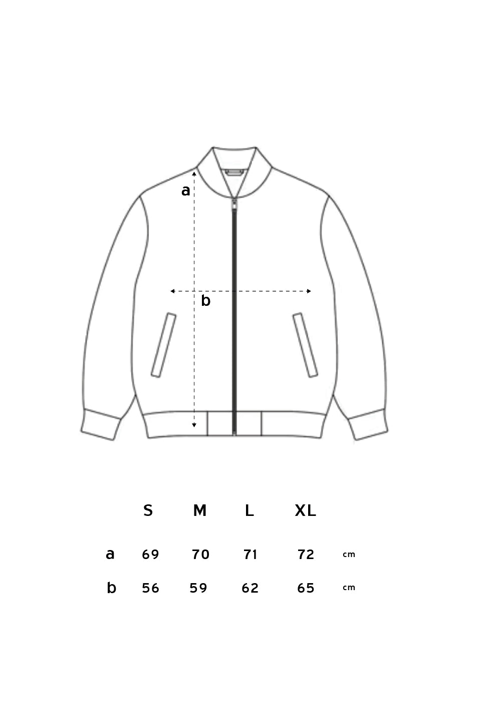 Guía de tallas BOMBER
