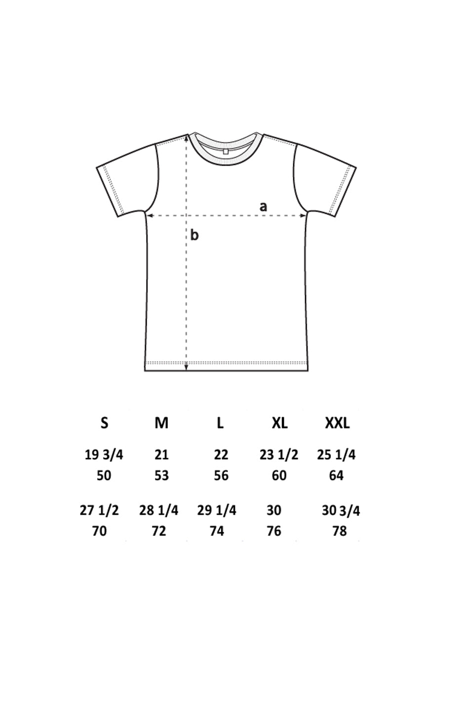 Guía de tallas CAMISETA CAMEL SMOKERCROSS