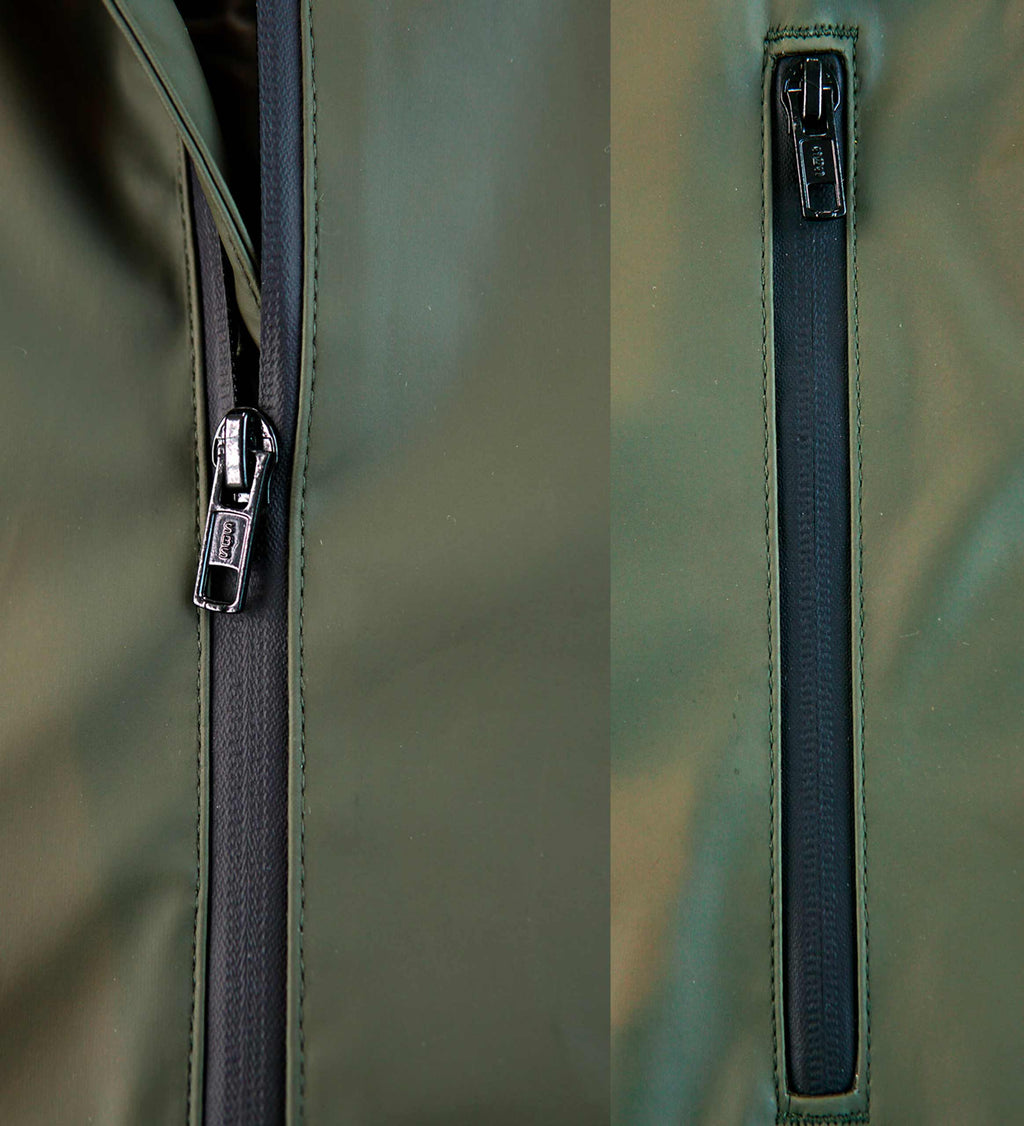 CHAQUETA ENCERADA IMPERMEABLE