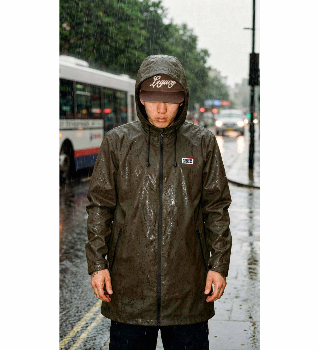 CHAQUETA ENCERADA IMPERMEABLE